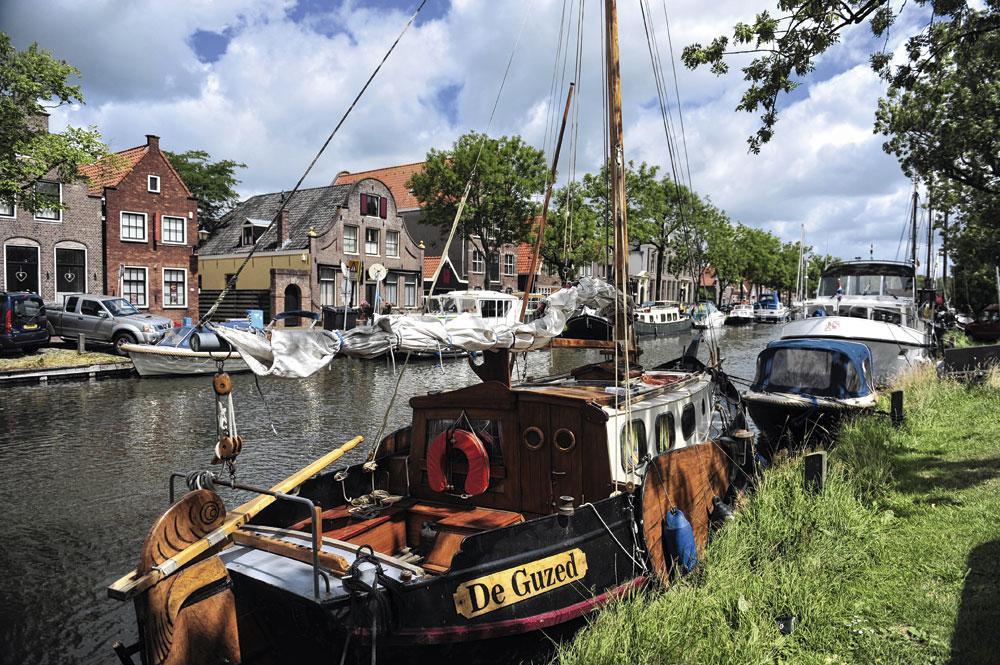 La charmante petite ville d'Edam, au bord du lac de l'IJssel.