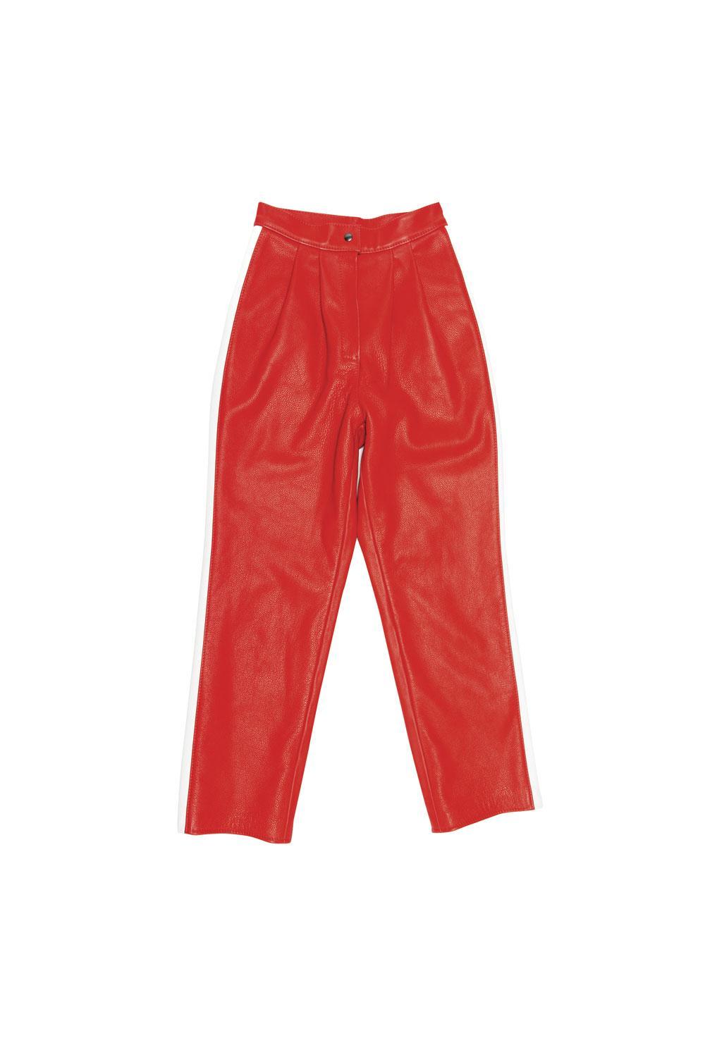 Pantalon en cuir, Snobe, 750 euros