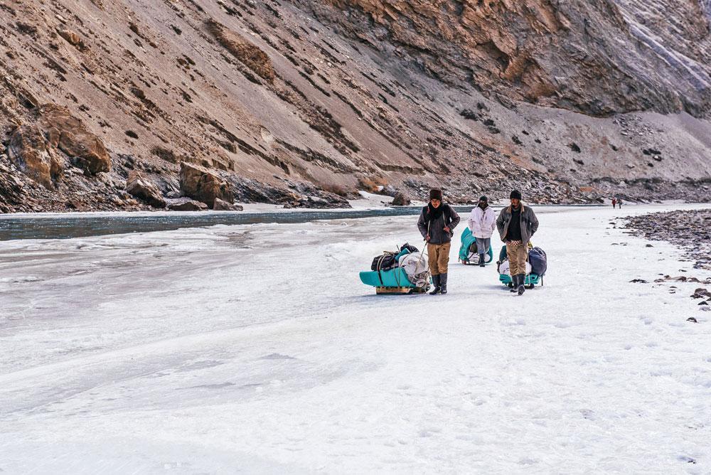 Marcher sur le fleuve Zanskar, mieux connu là-bas sous le nom 
