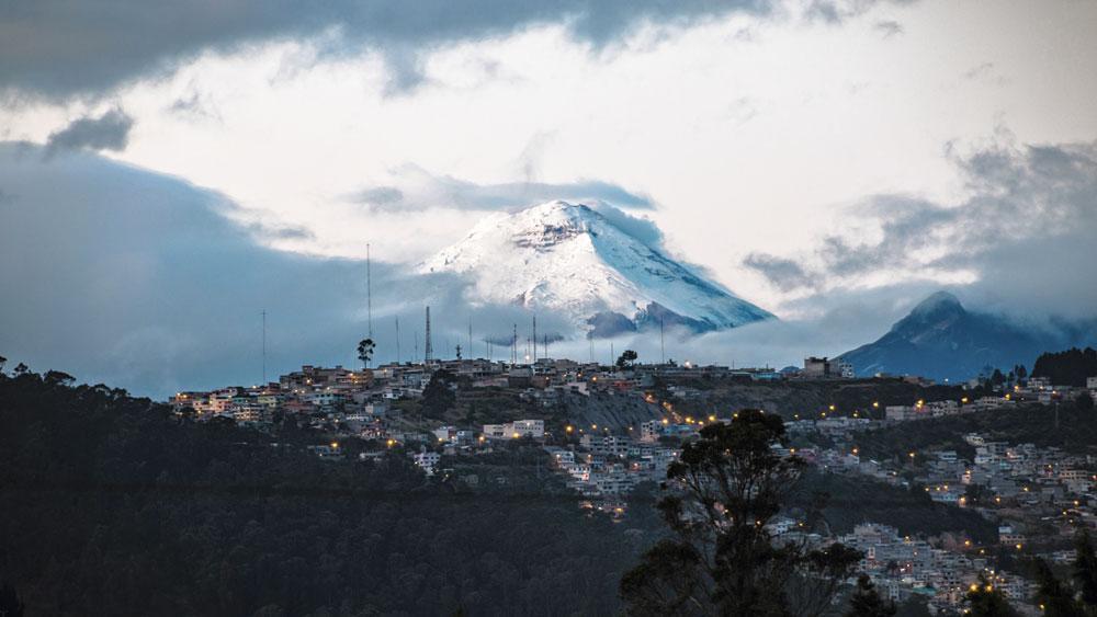 Juste derrière Quito, les terres de glace...