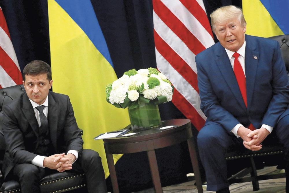 Ukraine : un président ébranlé par l'affaire Trump