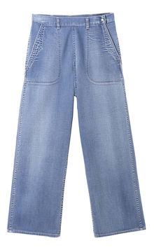 Jupe-culotte en jeans, MiH Jeans, 325 euros.
