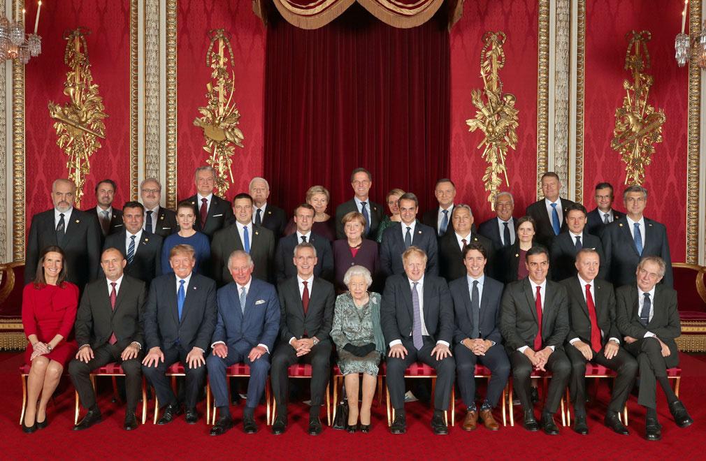 Les dirigeants des 29 pays membres de l'Otan.
