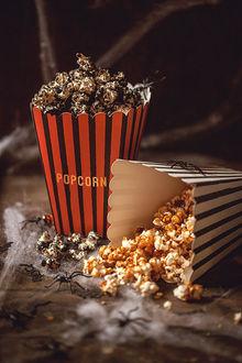 La Recette du Pop Corn d'Halloween du blog CroKmou