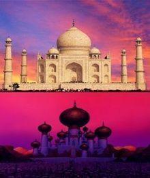 Le Taj Mahal et Agrabah