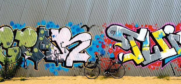 Street art et vélo 