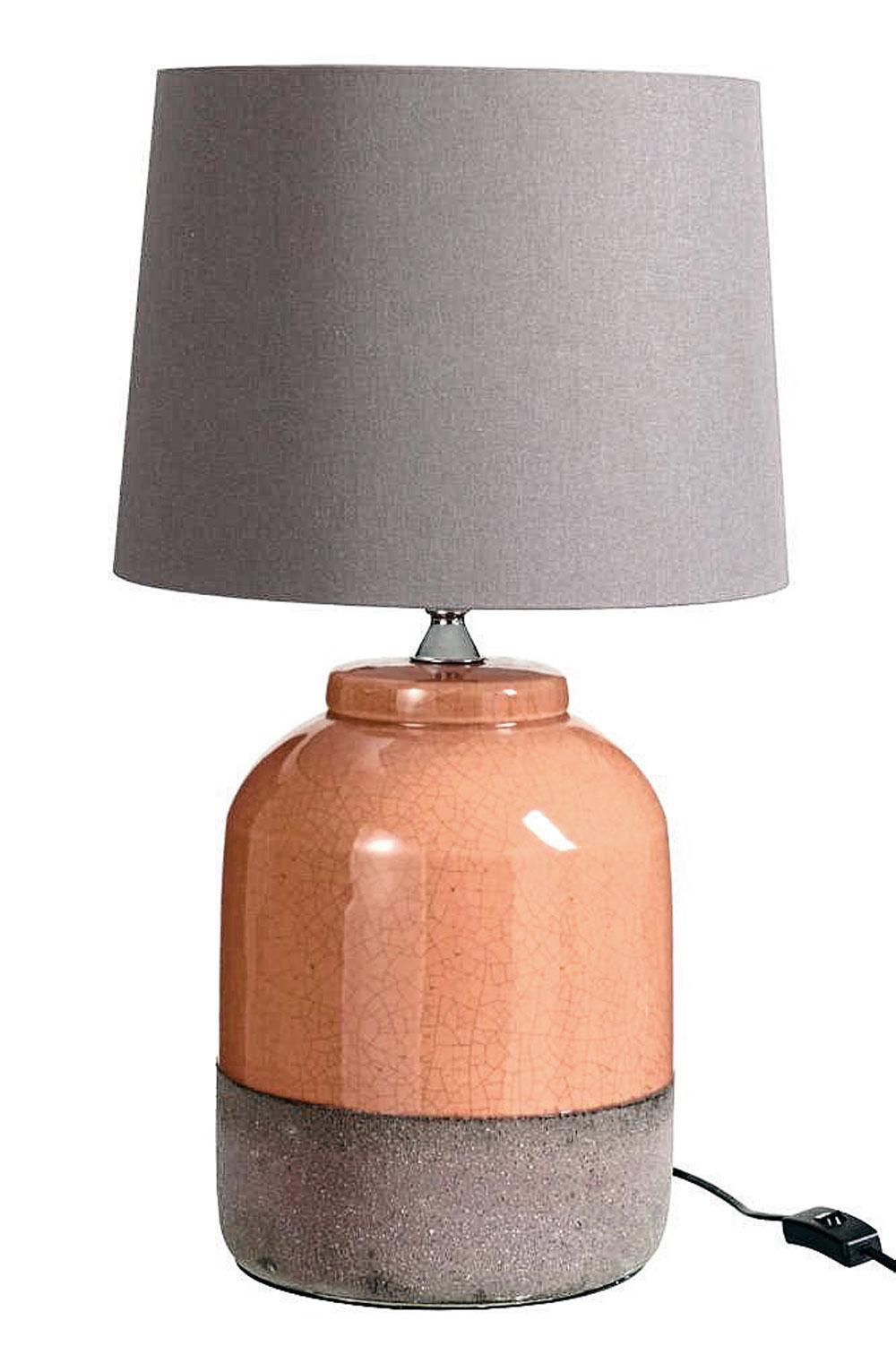 Lampe céramique orange, J-line