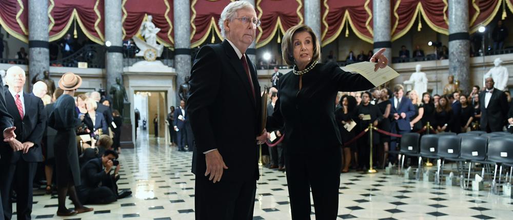 Mitch McConnell et Nancy Pelosi