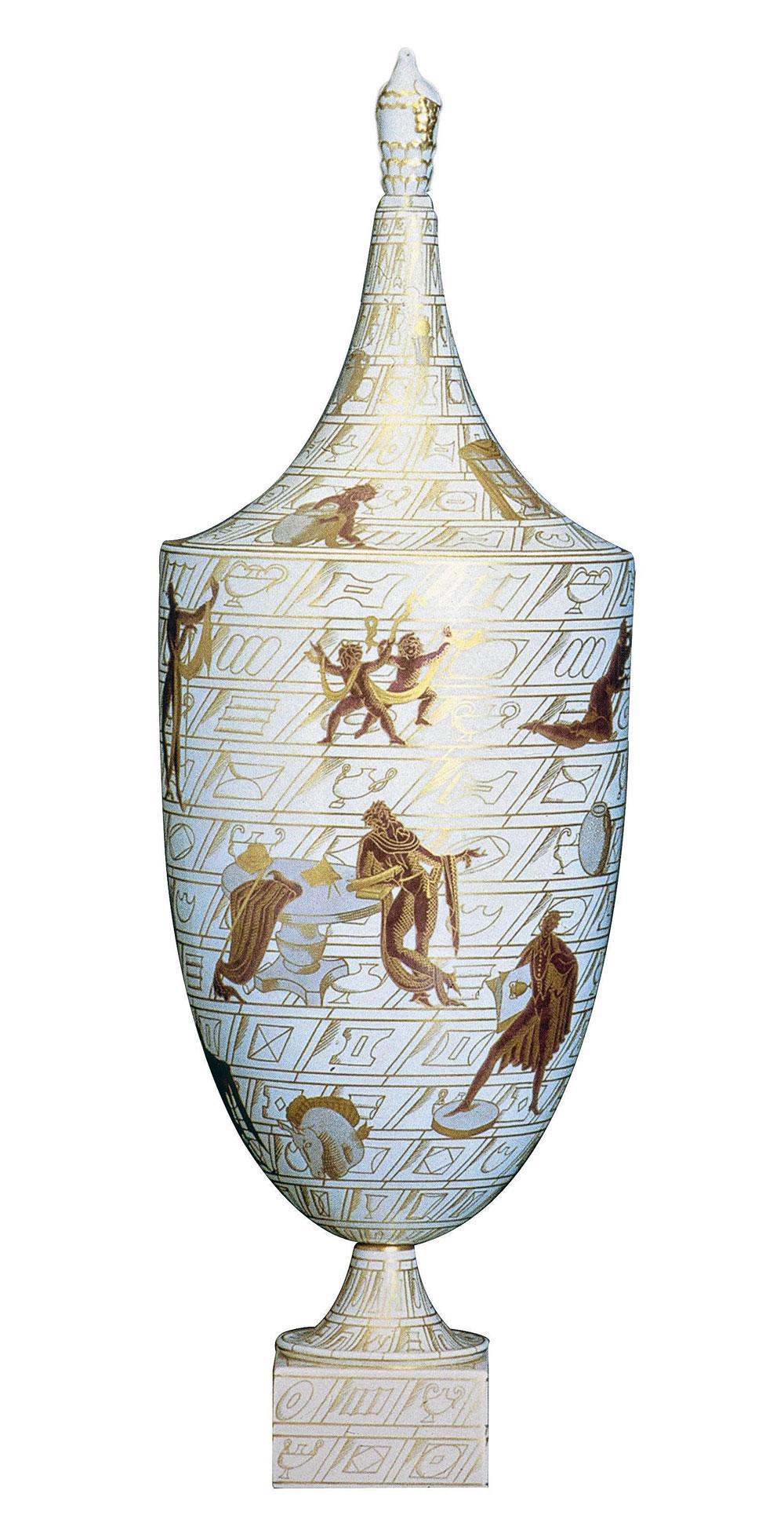 Passeggiata archeologica, urne avec couvercle.