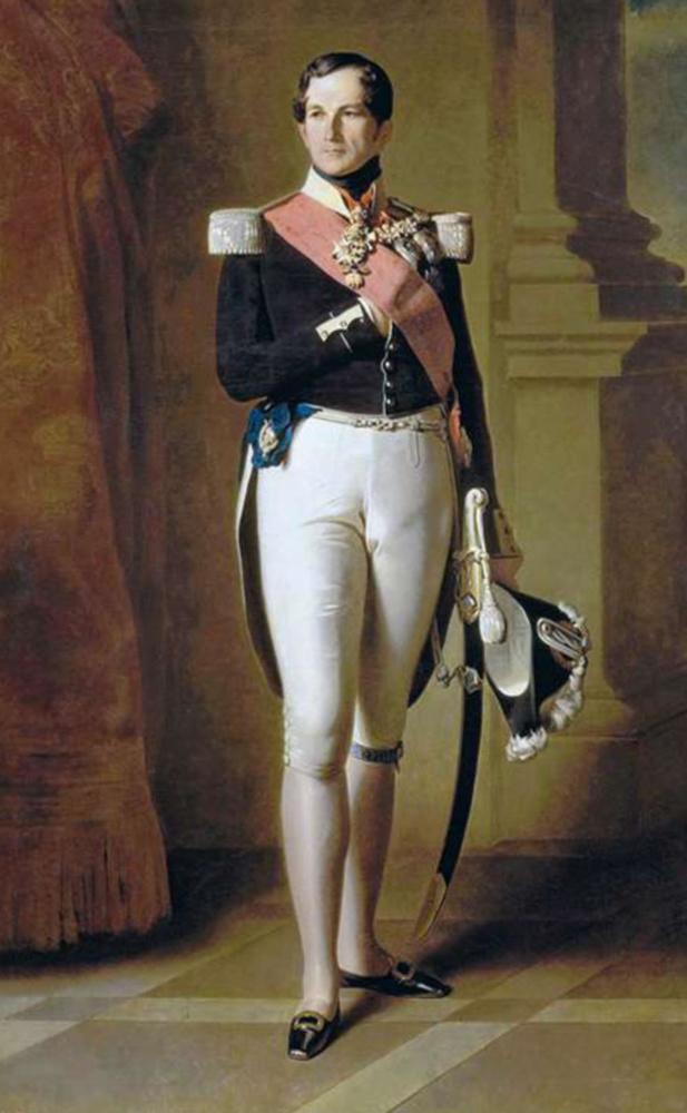 1847. Portrait du roi Léopold Ier. (1790 - 1865).