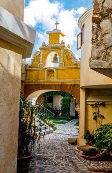 A Antigua, la beauté des patios, à l'inspiration coloniale.