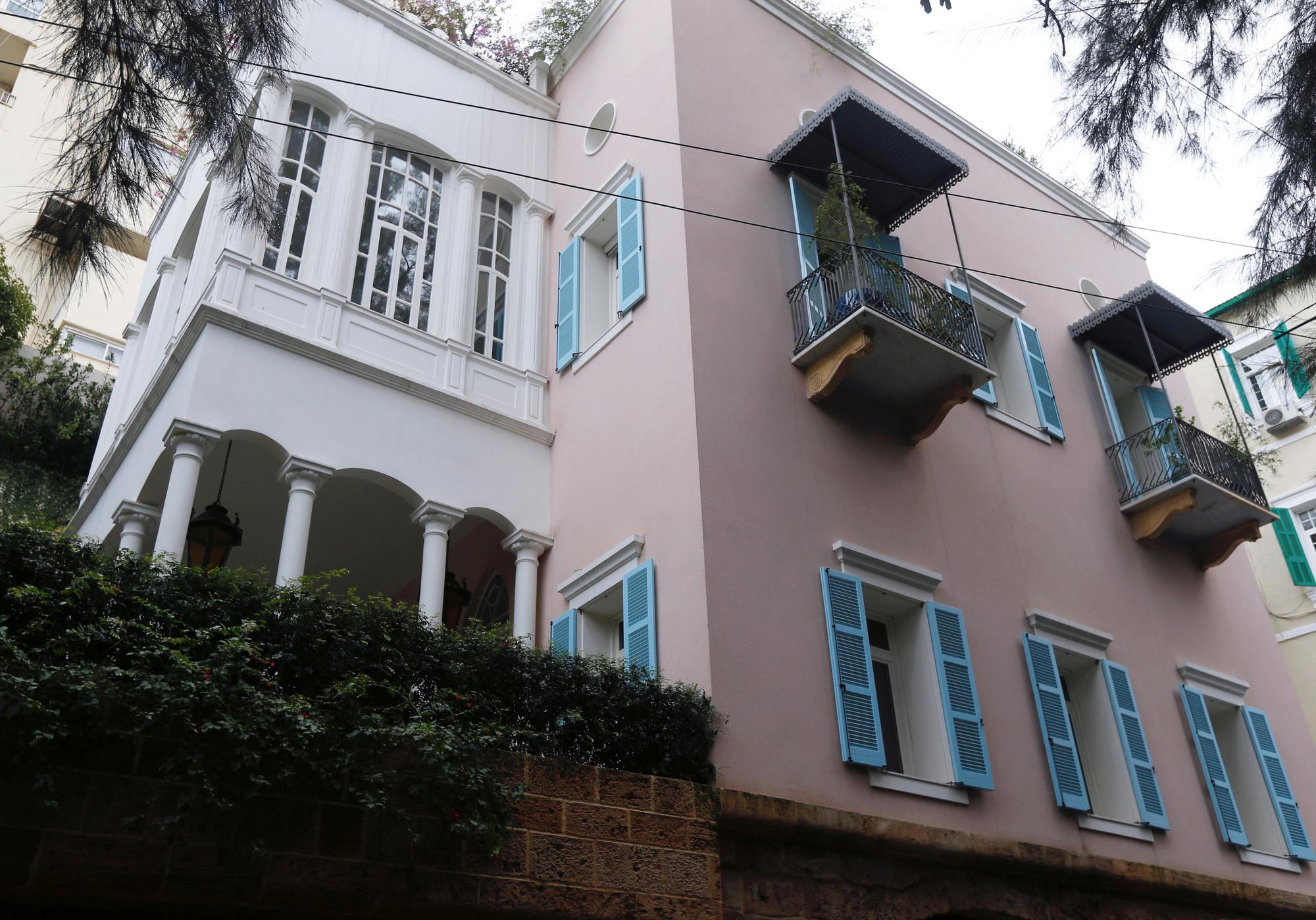 La maison supposée de Ghosn à Beyrouth, au Liban.