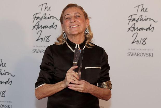 Miuccia Prada, Outstanding Achievement award 2018