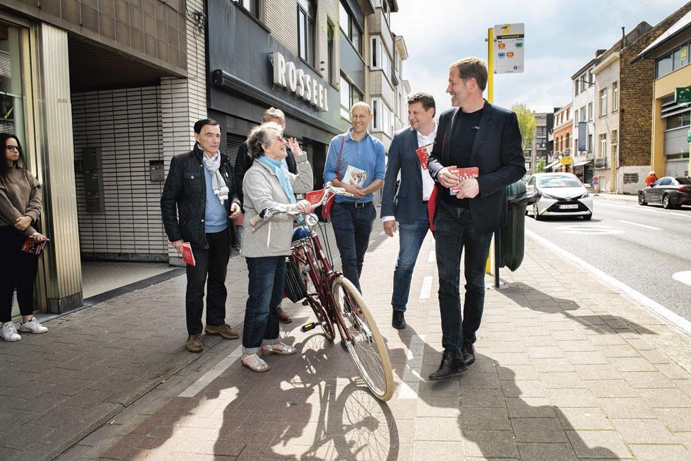 Mai 2019 : John Crombez et Paul Magnette en campagne électorale à Ostende. Ca n'a pas très bien marché...