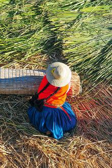 Premiers habitants des îles flottantes du Titicaca, les Uros ont disparu au profit des Aymaras.