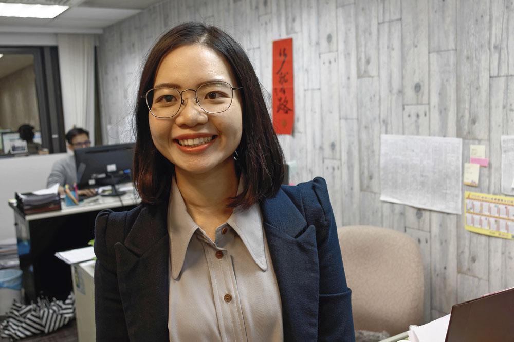 Meredith Huang, élue du New Power Party à la mairie de Taipei.