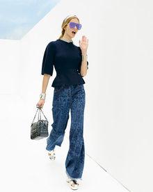 Le jeans vu par Karl Lagerfeld pour le défilé Chanel printemps-été 2016.