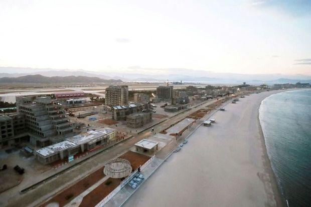 En Corée du Nord, une station balnéaire gigantesque va bientôt voir le jour
