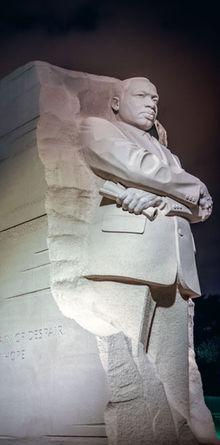 Mémorial Martin Luther King inauguré en 2011 par Barack Obama.