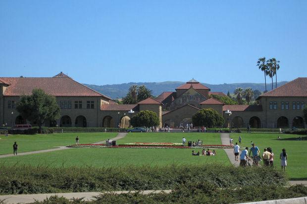 Vue sur la prestigieuse Stanford University