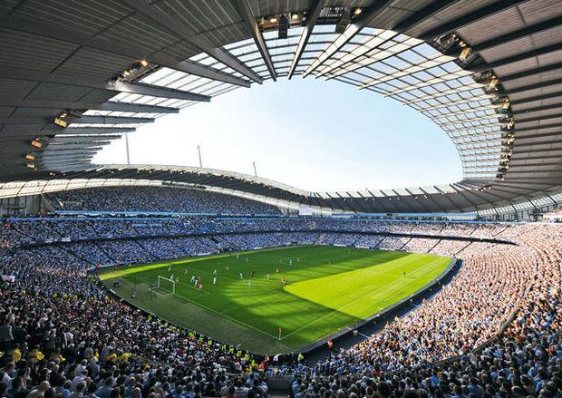 L'imposant Etihad Stadium de Manchester City