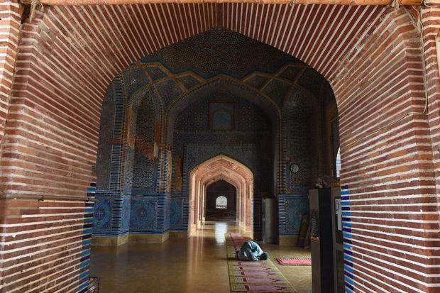 Mosquée de Shah Jahani, au Pakistan