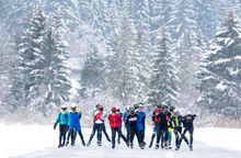 Un lac des Alpes, refuge de patineurs hollandais victimes du réchauffement climatique
