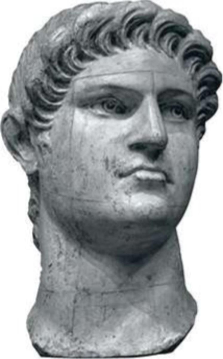 L'empereur romain Nero Claudius Caesar Auguste Germanicus.