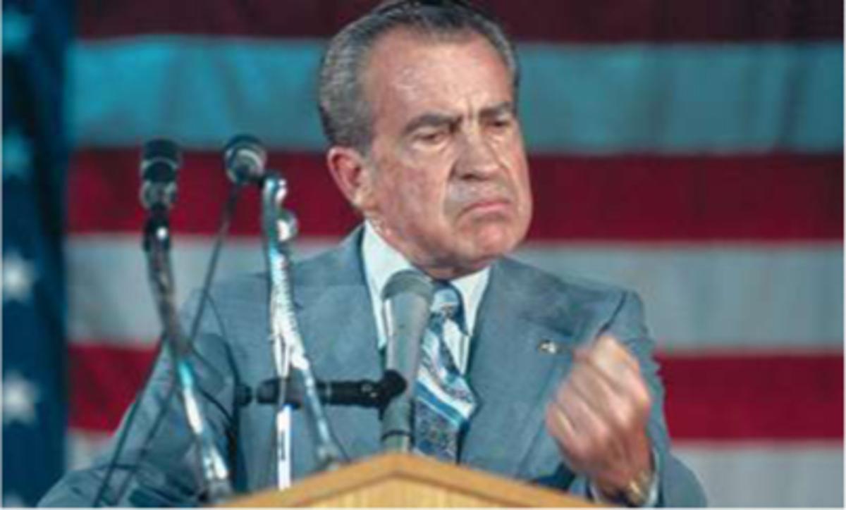 Nixon, l'homme qui a donné le ton d'une Amérique de droite.