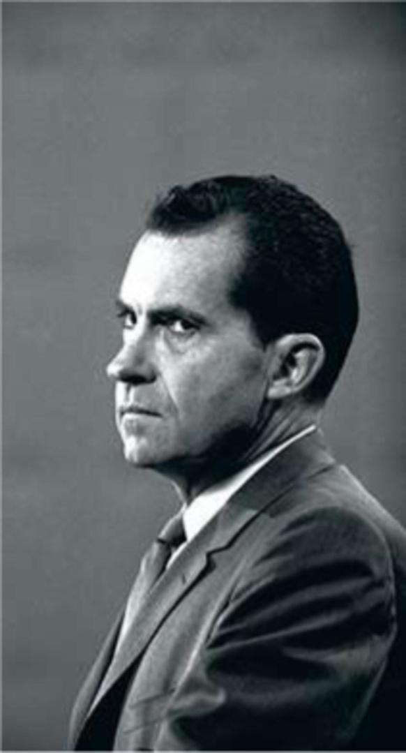 Portrait de Nixon en 1960.