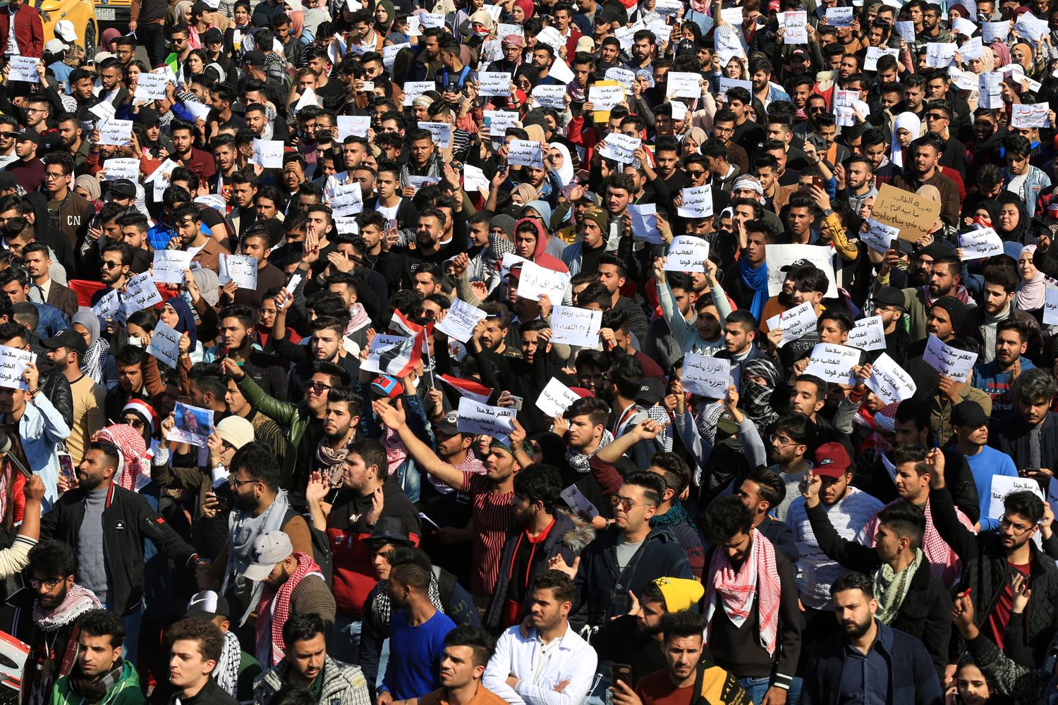 Manifestations à Bagdad, 2020