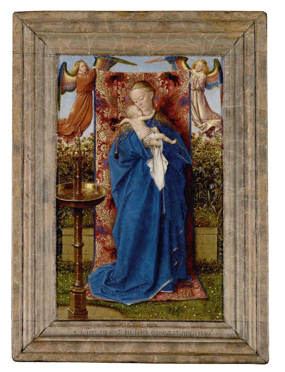 La Vierge à la fontaine, Jan van Eyck, 1439.