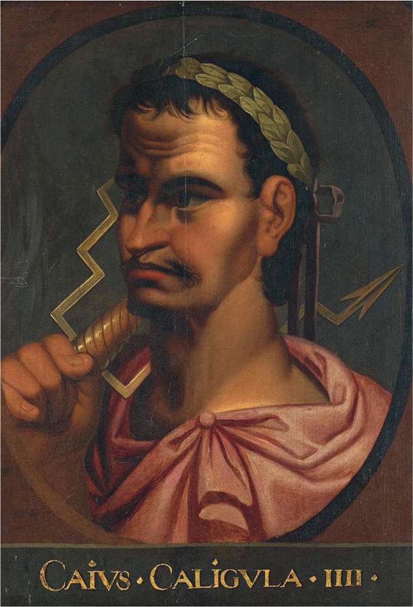 Ce portrait peu flatteur de l'empereur Caligula provient d'une collection privée.