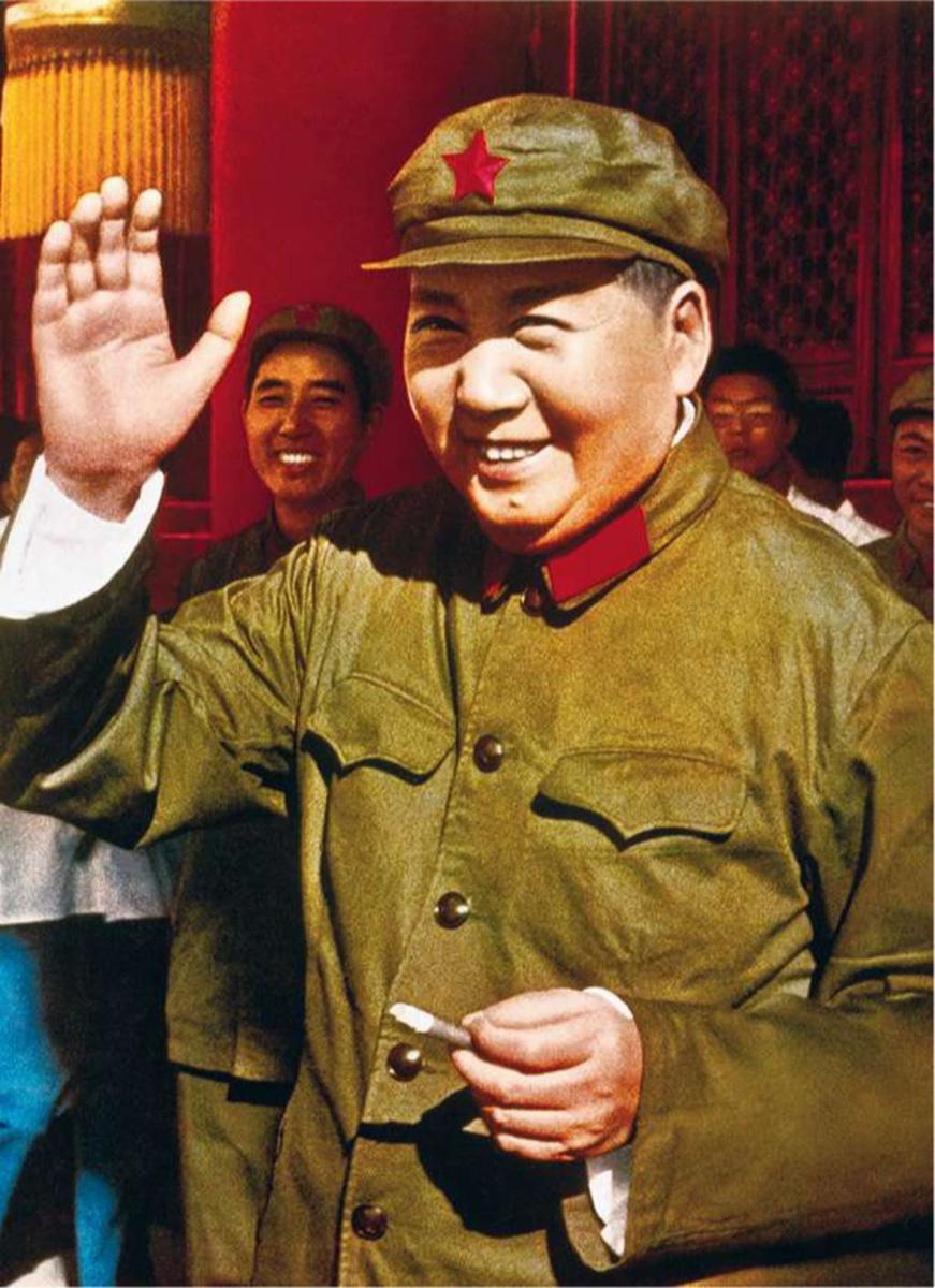 Mao Tsé-Toung, président du Parti communiste chinois, en janvier 1967.