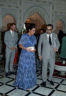 Meghan et Harry participent à la cérémonie du thé avec le roi du Maroc
