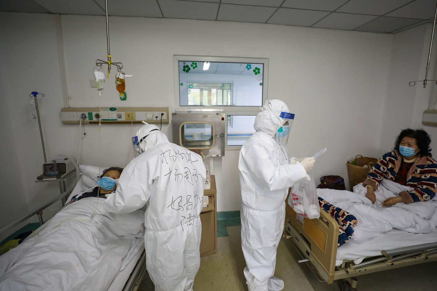 Dans un hôpital de Wuhan