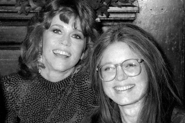 Avec Jane Fonda, à la fin des années 70