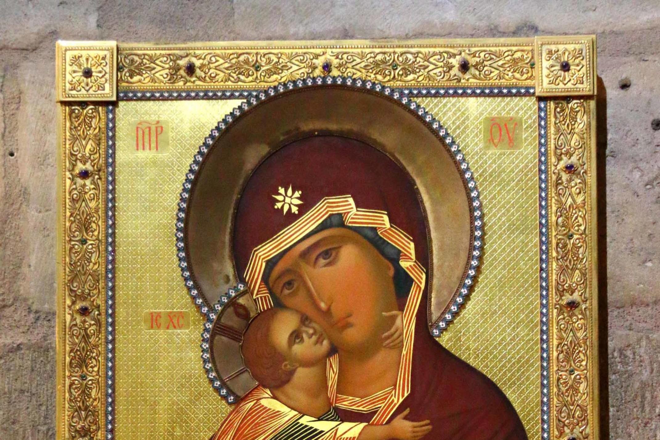 Représentation de la Vierge à l'enfant, conservée à Notre Dame