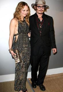 Vanessa Paradis et Johnny Depp 