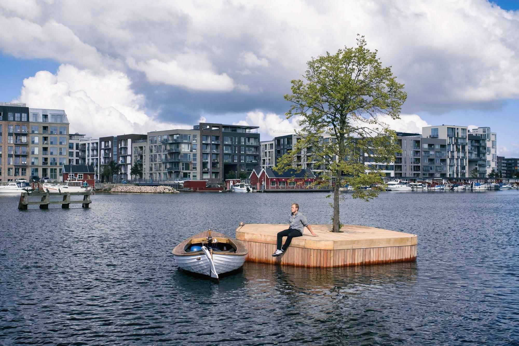 Toujours à l'état de prototype, ce projet d'îles artificielles dans le port de Copenhague devrait bientôt voir le jour.