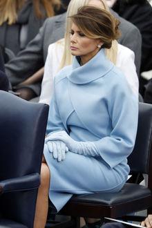 Melania Trump, habillée par Ralph Lauren pour la cérémonie d'investiture de son mari
