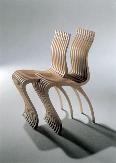 Ron Arad, chaise Schizzo 1 et 2, 1989, Vitra