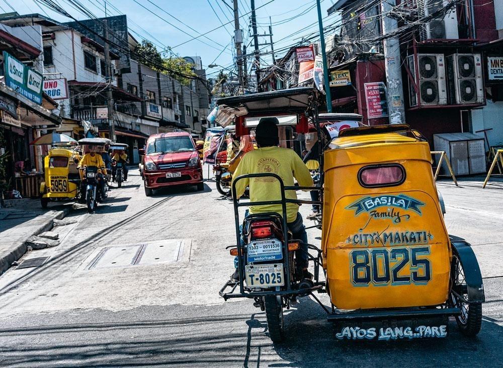 Dans la jungle automobile de Manille, les transports plus informels sont de loin  les plus rapides.