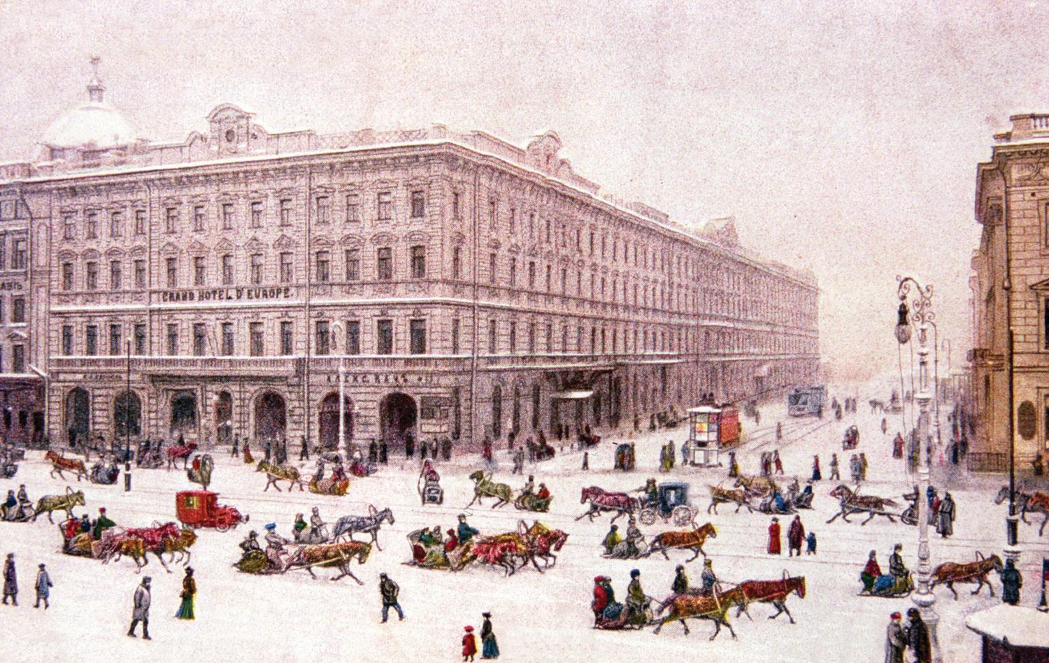 Le Grand Hotel Europe, palace mythique qui a séduit du tsar Nicolas II à Elton John