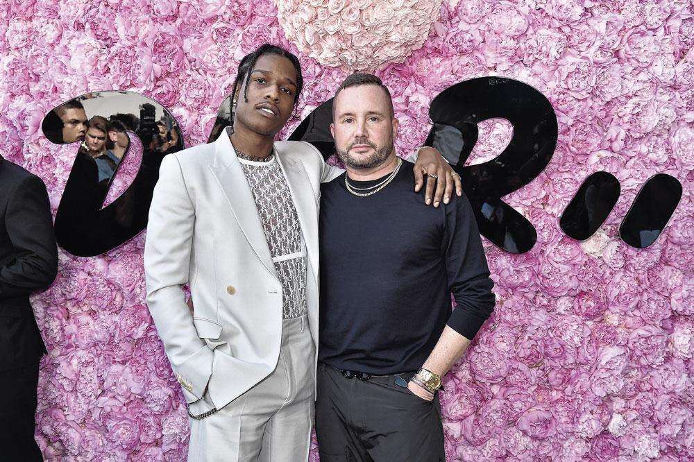 A$AP Rocky avec Kim Jones, chez Dior.
