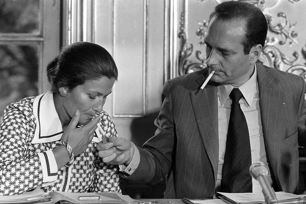Jacques Chirac et Simone Weil