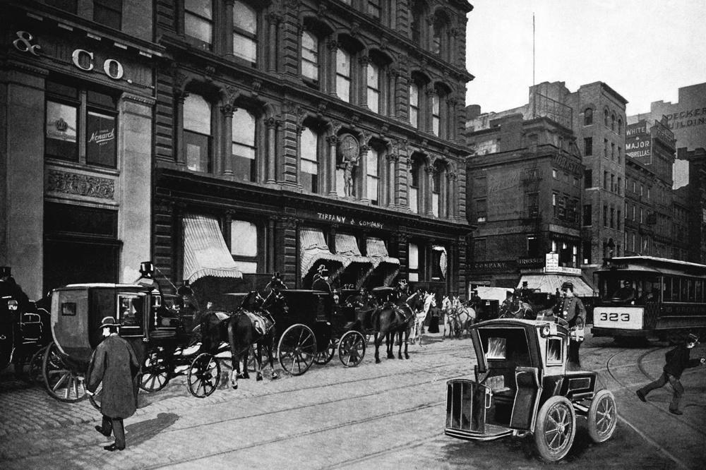 Boutique Tiffany & Co de New York, en 1899