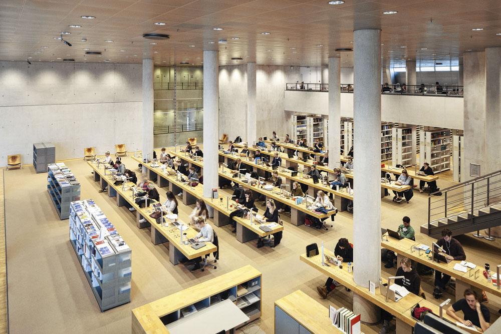 Bibliothèque royale, à Copenhague (Danemark)