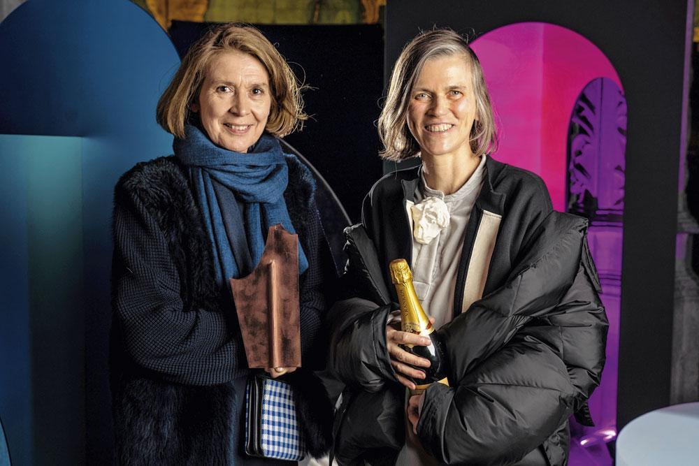 Chantal Spaas et Sofie D'Hoore, gagnantes du prix Entrepreneur of the Year