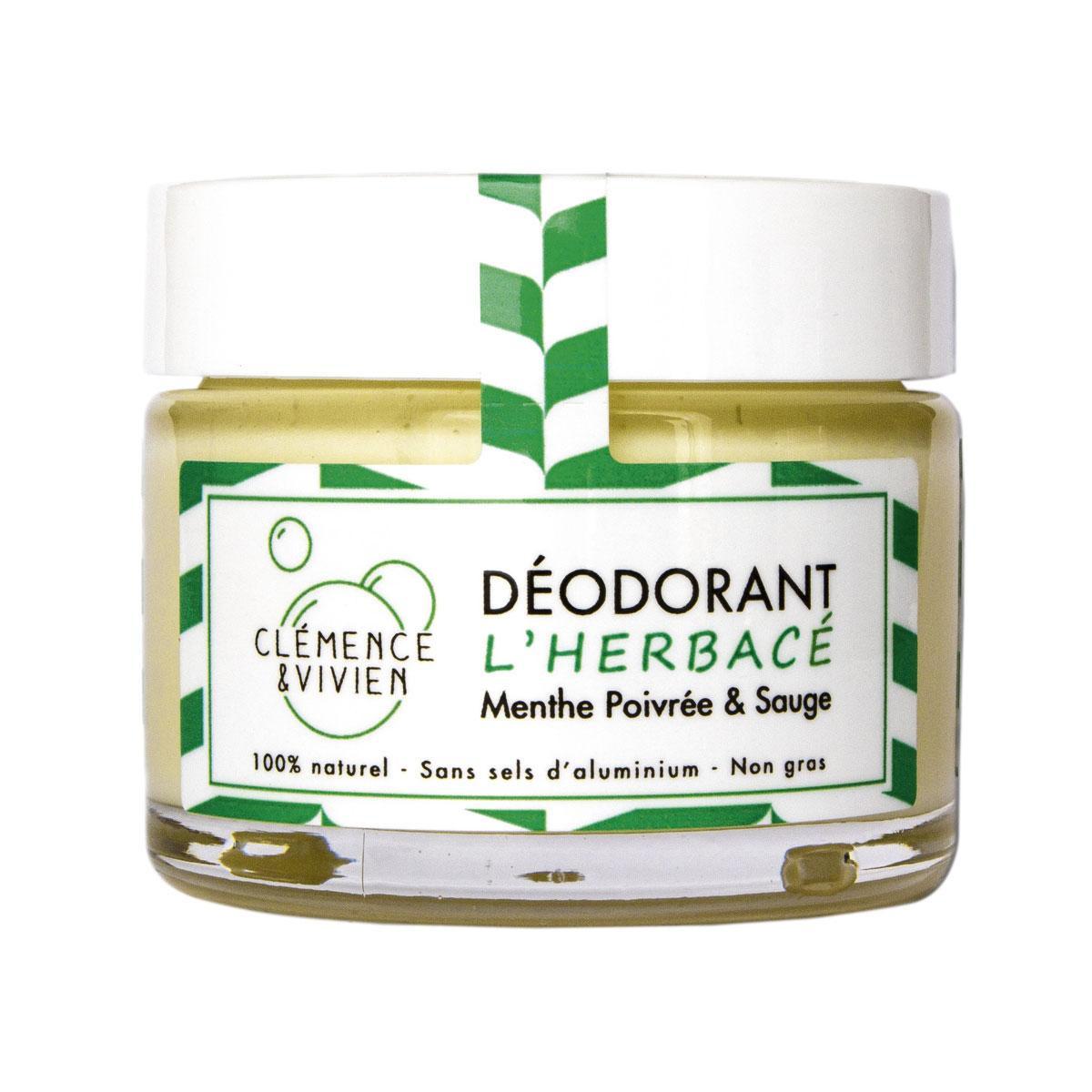 Déodorant L'Herbacé, Clémence & Vivien,  8,50 euros les 50 g, fr.makesenz.be